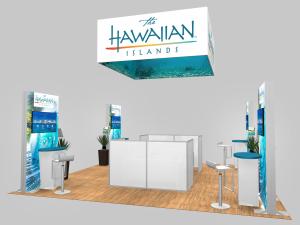 RE-9150 Island Rental Trade Show Exhibit -- Image 1