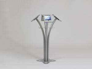 MOD-1338 Portable iPad Kiosk -- Silver