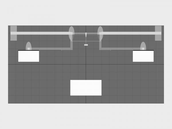 RE-2129 Rental Trade Show Exhibit -- Plan View